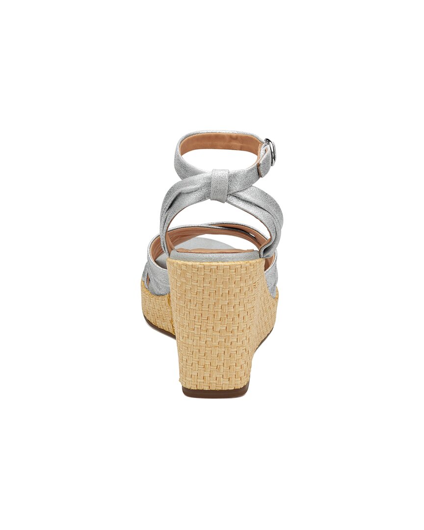 Johnston & Murphy | Womens | Marcia Suede Sandal | Silver