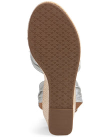 Johnston & Murphy | Womens | Marcia Suede Sandal | Silver