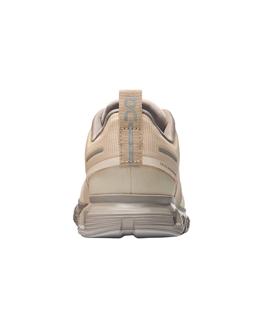 On Running | Womens | Cloud 6 Waterproof Sneaker | Beige