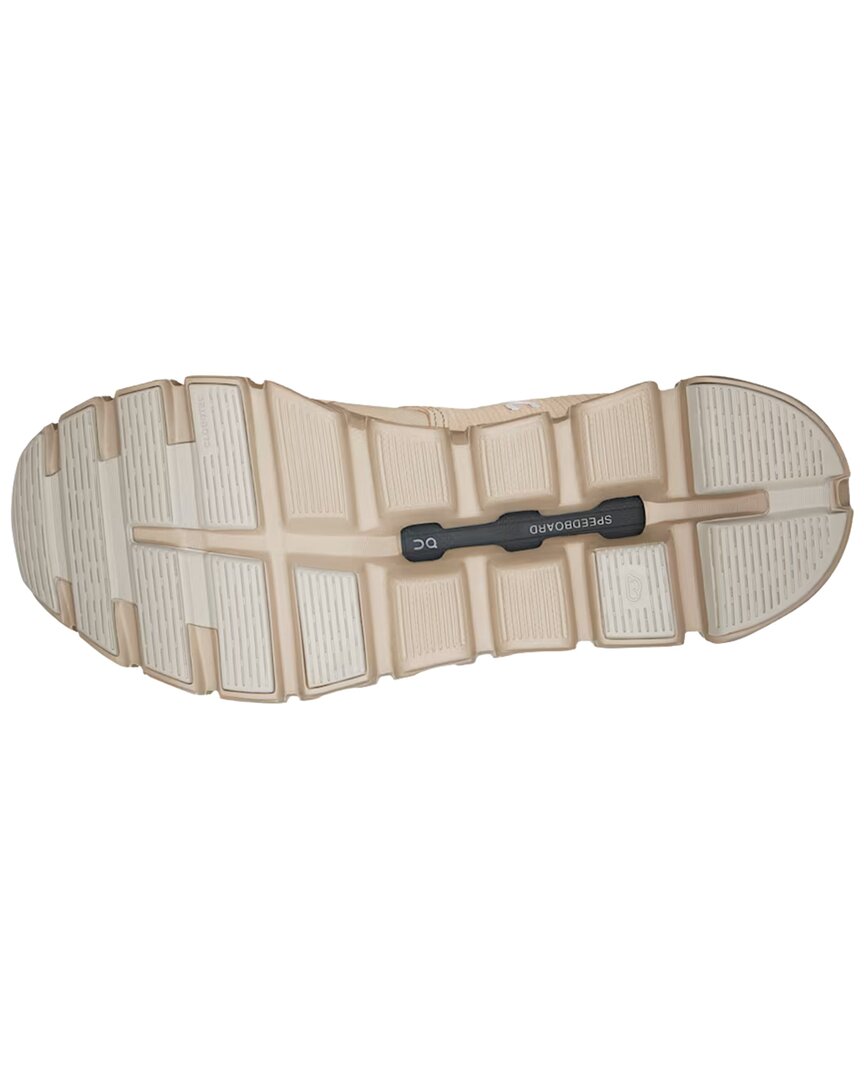 On Running | Womens | Cloud 6 Waterproof Sneaker | Beige