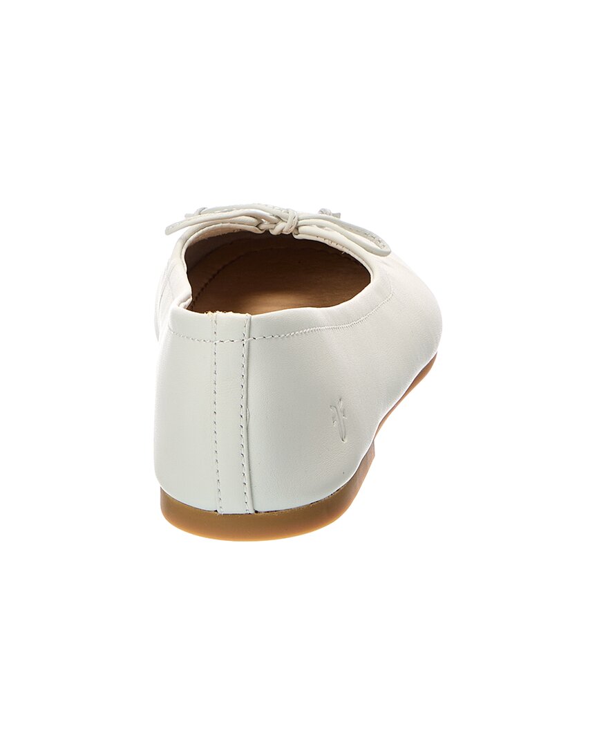 Frye | Womens | Emma Leather Ballet Flat | White