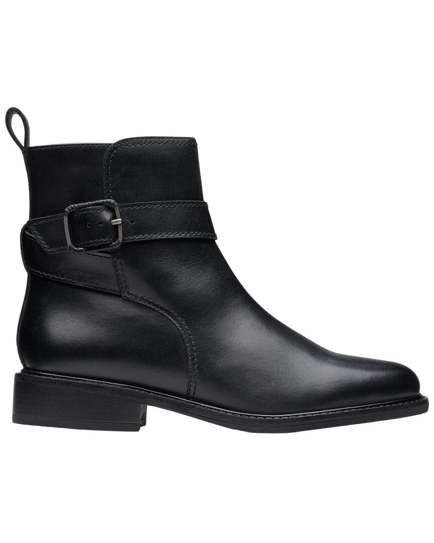 Clarks | Womens | Renewal Style Leather Boot | Black