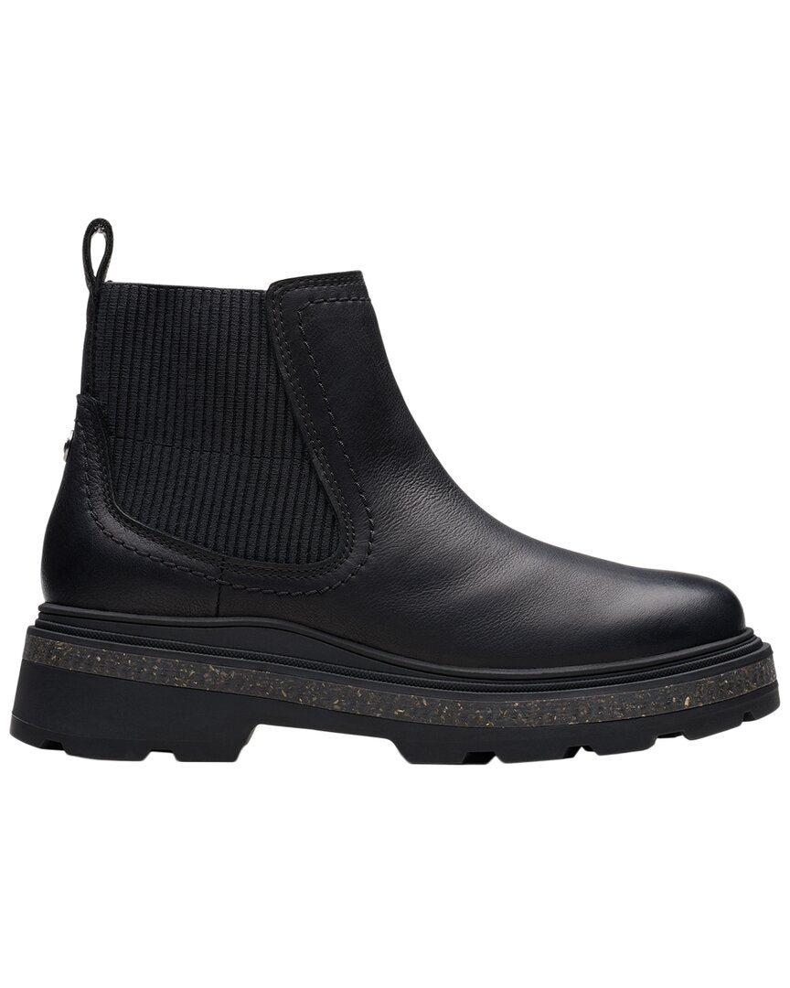 Clarks | Womens | Hencroftstepwp Leather Boot | Black