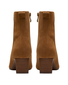 Clarks | Womens | Edina Up Suede Boot | Tan