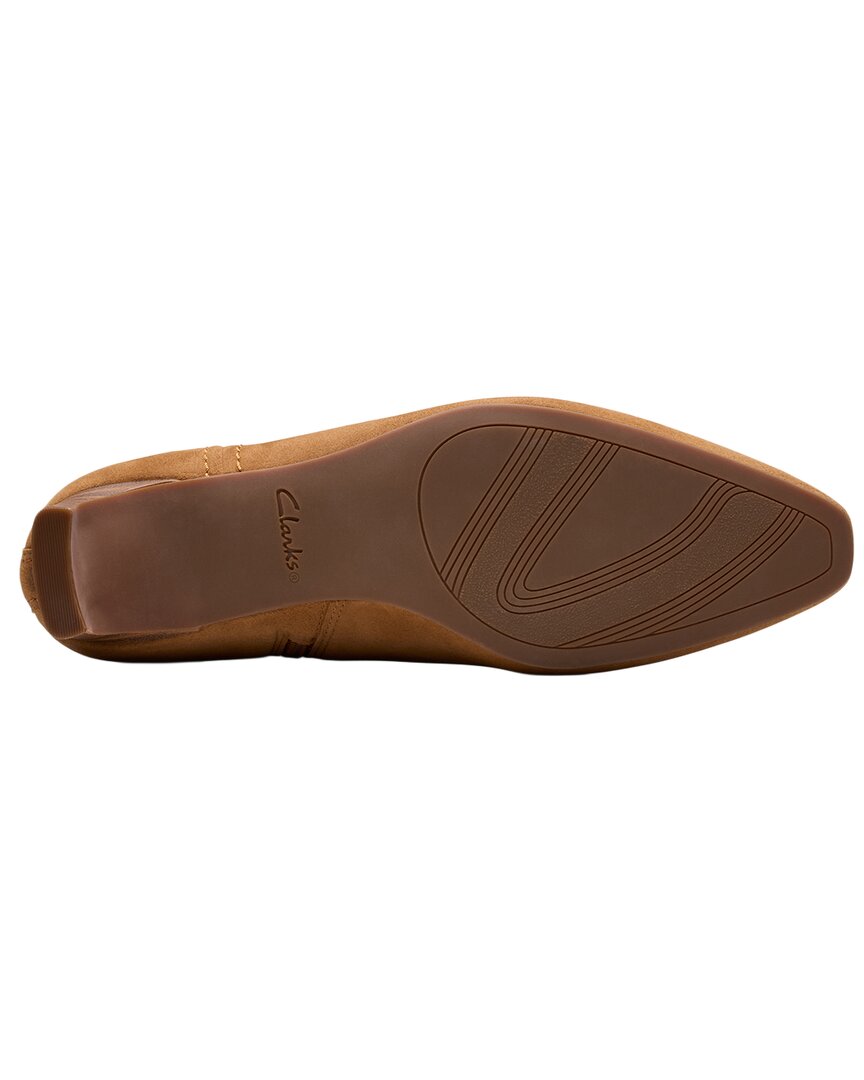 Clarks | Womens | Edina Up Suede Boot | Tan