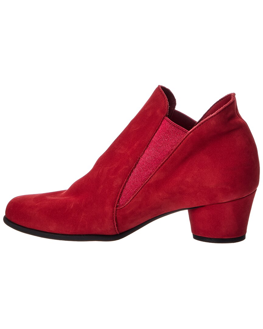 Arche | Womens | Musc Leather Bootie | Red