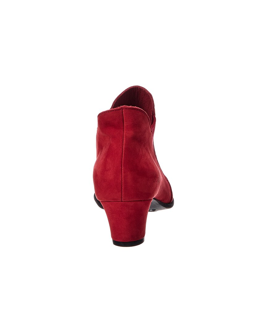 Arche | Womens | Musc Leather Bootie | Red