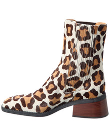 TOD's | Womens | Gomma Haircalf Bootie | Brown