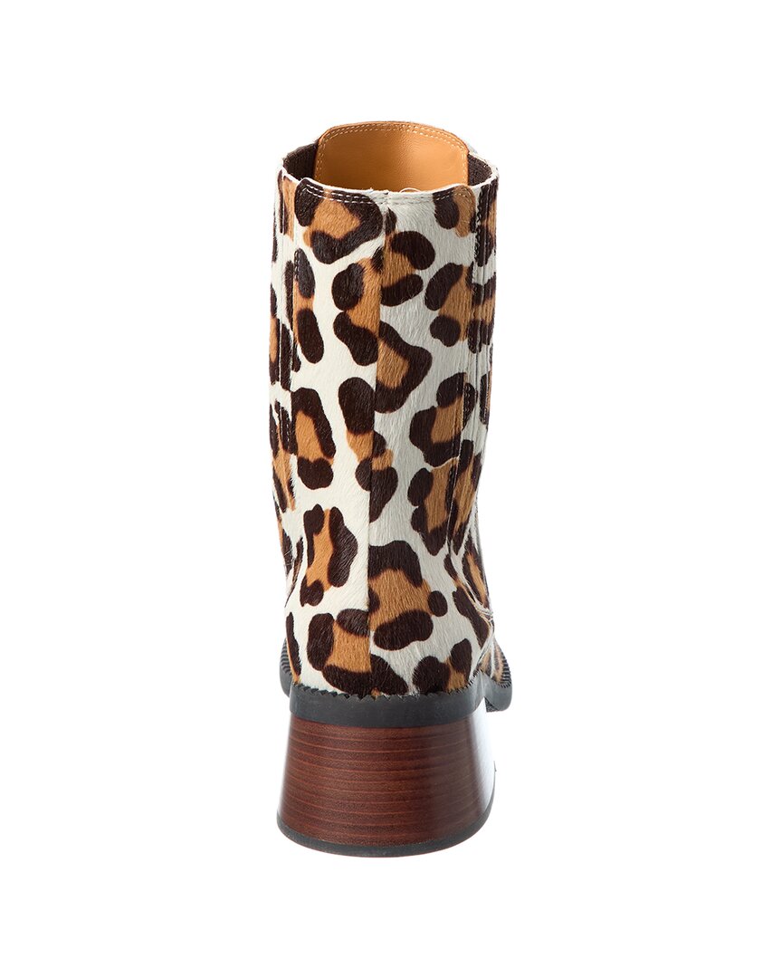 TOD's | Womens | Gomma Haircalf Bootie | Brown