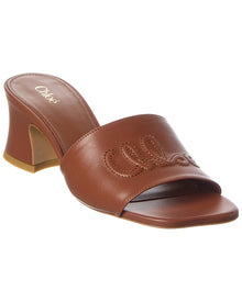 Chloe | Womens | Soleil Leather Mule | Brown