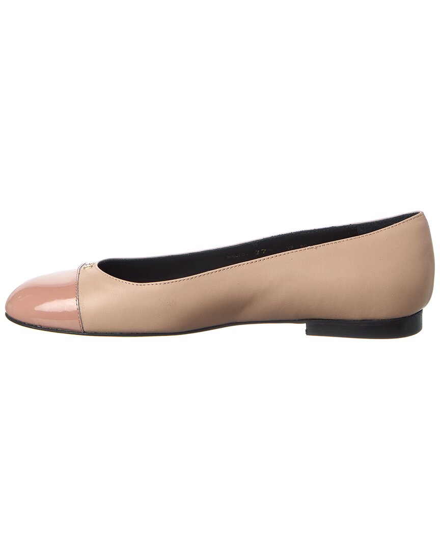 Bally | Womens | Biely Leather Flat | Pink