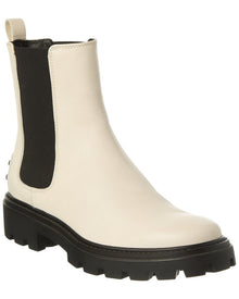 TOD's | Womens | Leather Boot | White