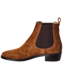 Ferragamo | Womens | Chelsea Suede Bootie | Brown