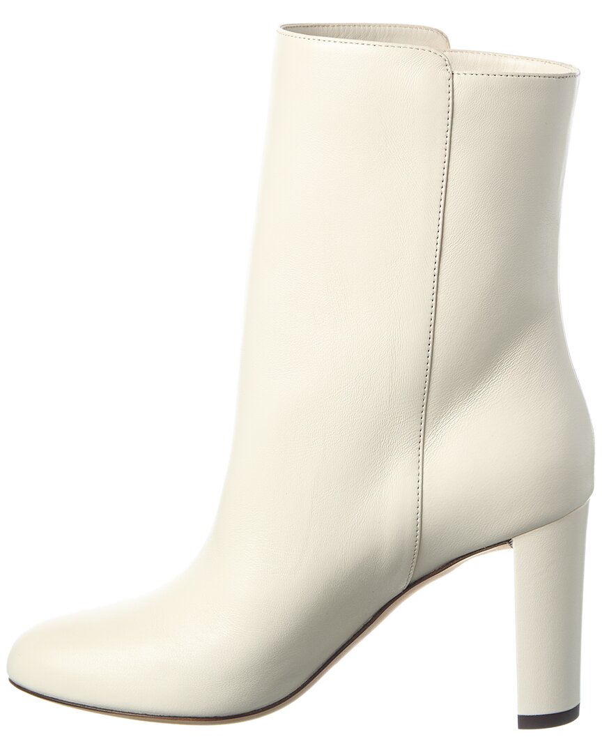 Jimmy Choo | Womens | Rina 85 Leather Boot | White