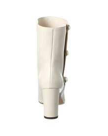 Jimmy Choo | Womens | Rina 85 Leather Boot | White