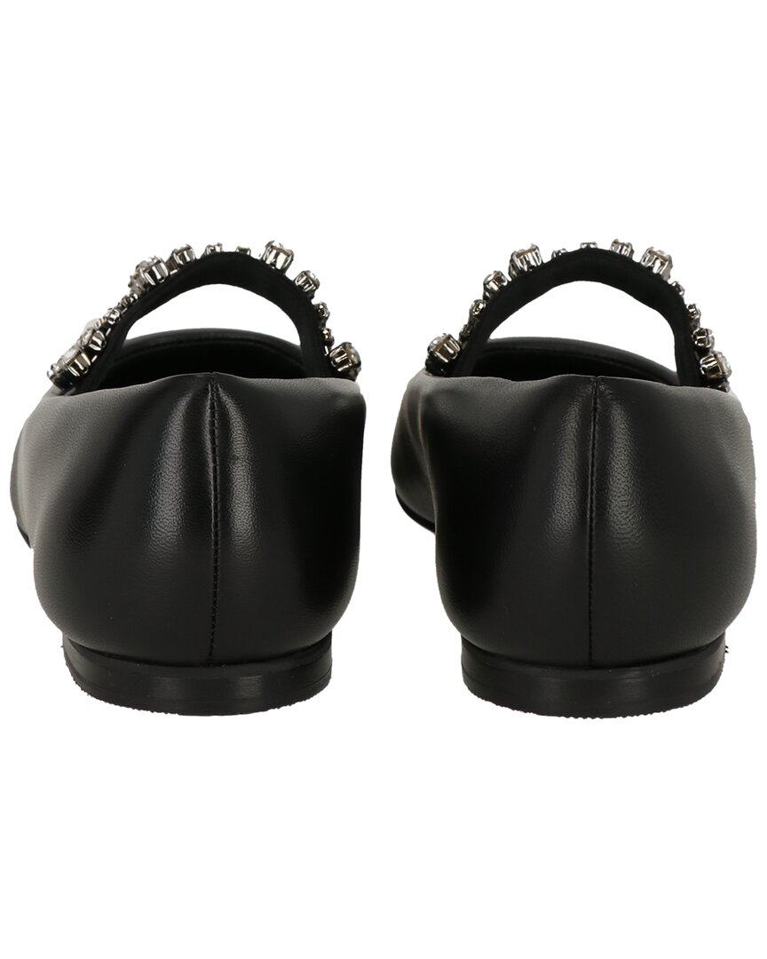Casadei | Womens | Leather Ballet Flat | Black