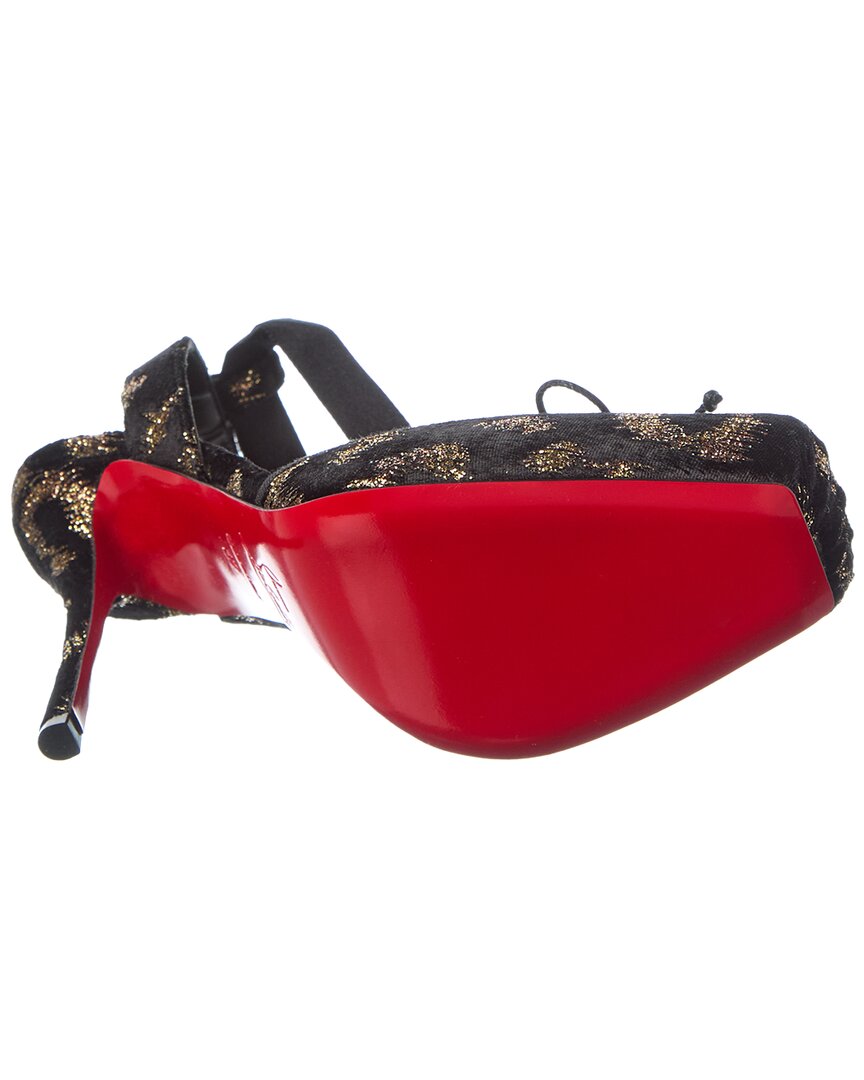 Christian Louboutin | Womens | Cassia 100 Velvet Pump | Black