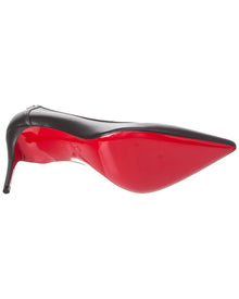 Christian Louboutin | Womens | Sporty Kate 85 Leather Pump - III | Black