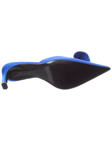 Sergio Rossi | Womens | Bigoudi Satin Mule | Blue