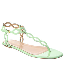 Sergio Rossi | Womens | Mermaid Patent Sandal | Green