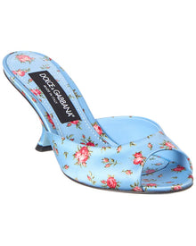 Dolce & Gabbana | Womens | Keira Satin Sandal | Blue