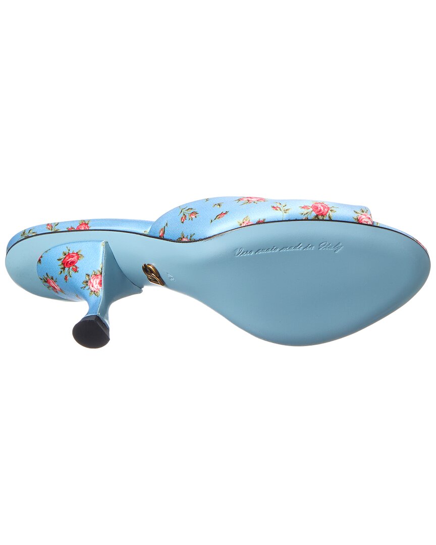 Dolce & Gabbana | Womens | Keira Satin Sandal | Blue