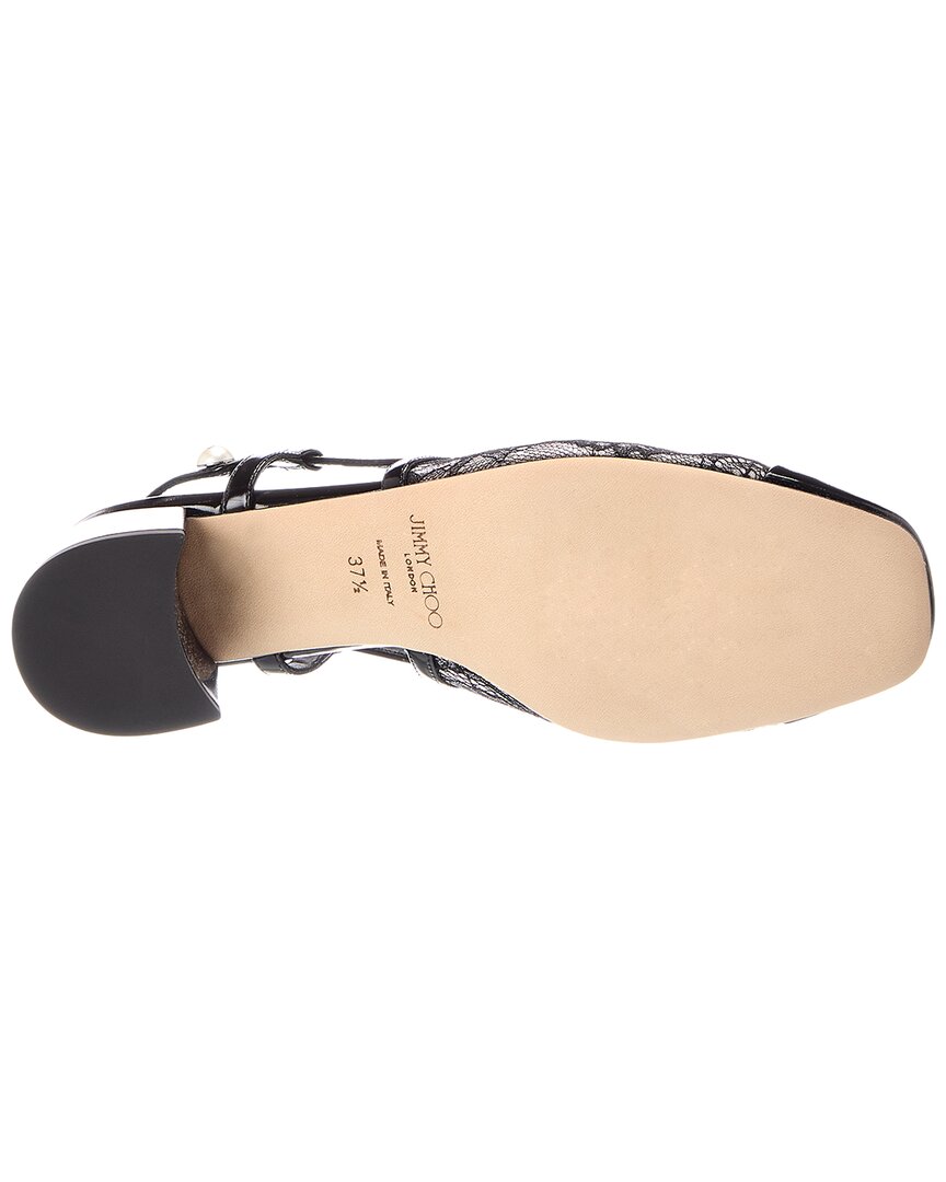 Jimmy Choo | Womens | Jimmy Elisa 45 Leather Slingback Pump | Black