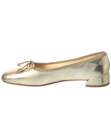 Christian Louboutin | Womens | Sweetie Jane Leather Flat - II | Gold