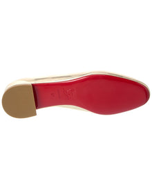 Christian Louboutin | Womens | Sweetie Jane Leather Flat - II | Gold