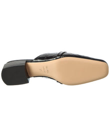 Tom Ford | Womens | Logo Leather Mule | Black