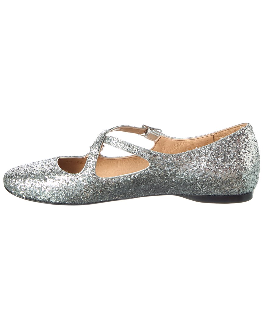 Dior | Womens | Very Glitter Ballerina Flat | Metallic