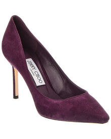 Jimmy Choo | Womens | Romy 85 Suede Pump | Purple