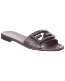 FENDI | Womens | Tube Leather Sandal | Brown