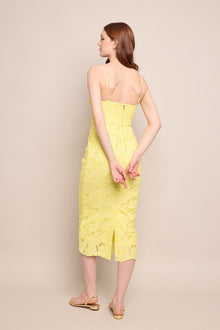Camille Dress | Tulip Lace Yellow