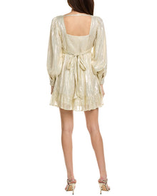 Saltwater Luxe | Womens | Lurex Mini Dress | Beige