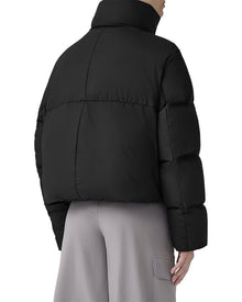 Canada Goose | Womens | Garnet Cropped Puffer Coat | Black