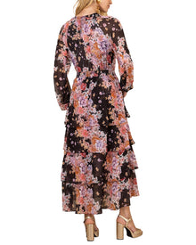 Hale Bob | Womens | Long Sleeve Adalee Midi Dress | Black