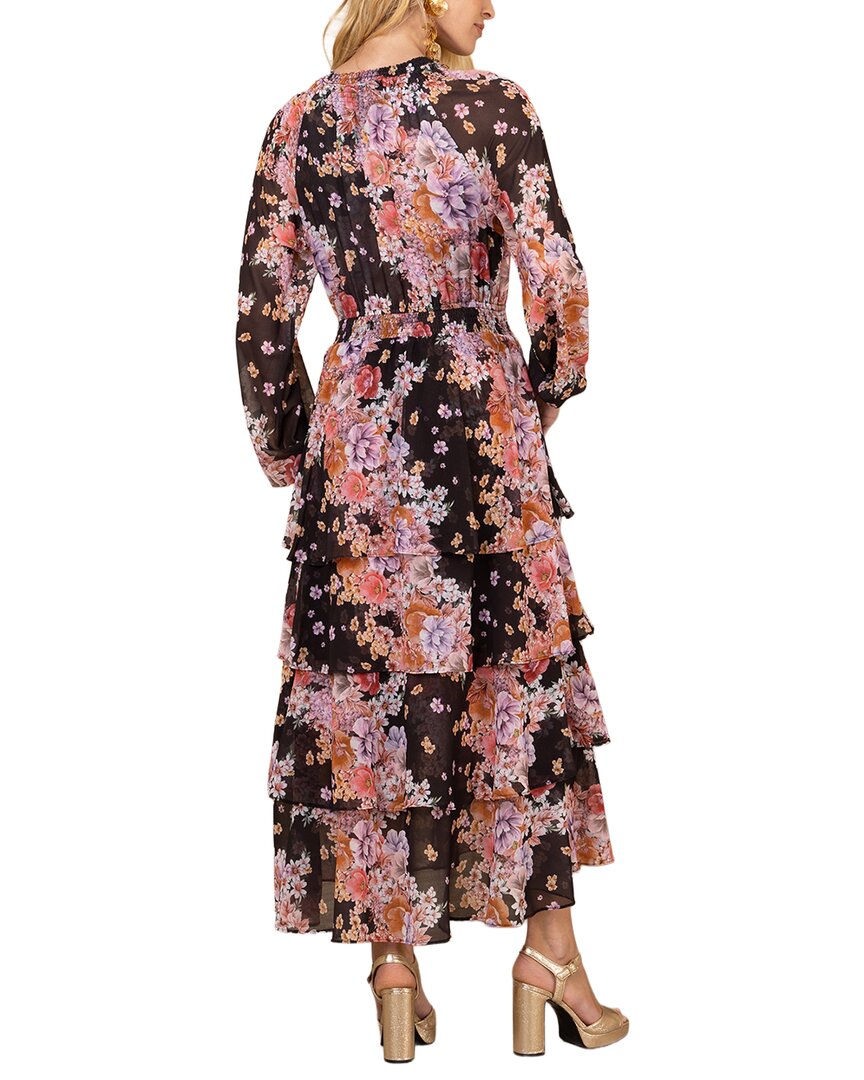 Hale Bob | Womens | Long Sleeve Adalee Midi Dress | Black