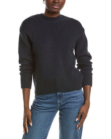 Vince | Womens | Drop-Shoulder Sweater | Blue