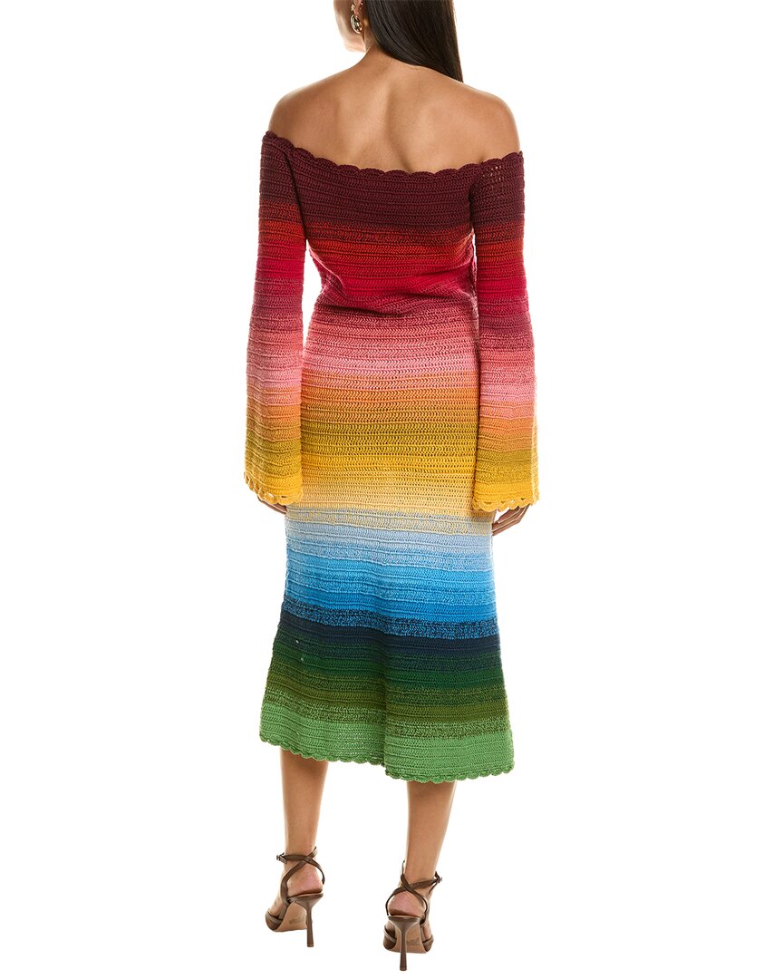 Oscar de la Renta | Womens | Rainbow Ombre Sweaterdress | Multi