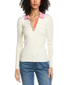 J.McLaughlin | Womens | Michaela Top | White