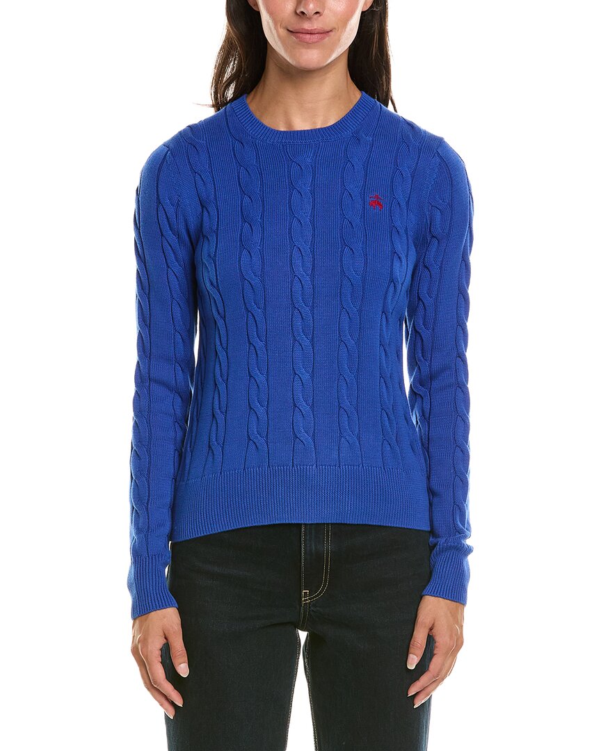 Brooks Brothers | Womens | Cable Sweater | Blue
