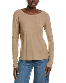 James Perse | Womens | Solid Shirt | Brown