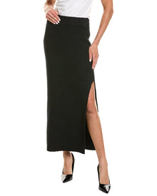 525 America | Womens | Boucle Maxi Skirt | Black