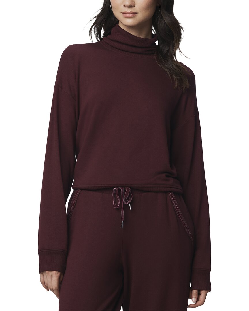 Splendid | Womens | Supersoft Trim Turtleneck Top | Pink