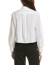 rag & bone | Womens | Max Cropped Shirt | White