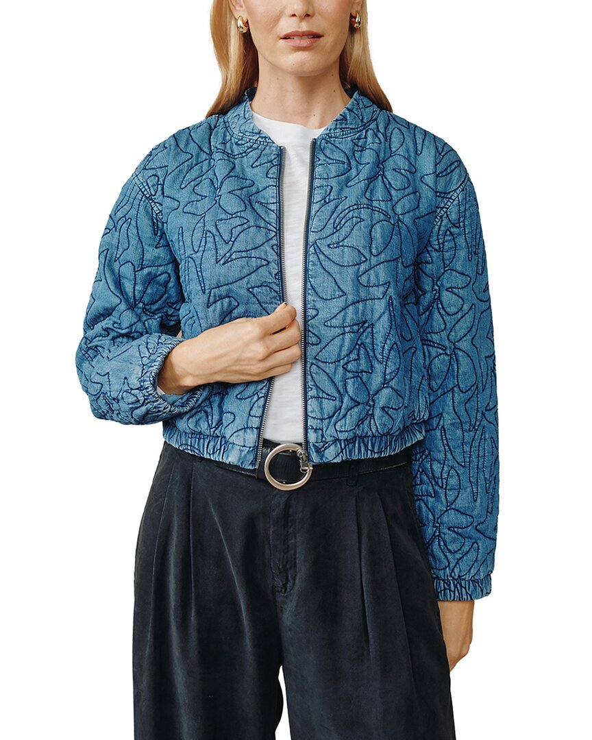 Bella Dahl | Womens | Cropped Zip Jacket | Purple