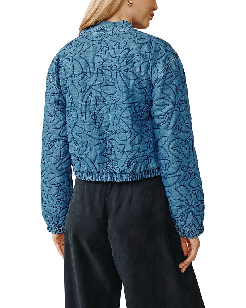 Bella Dahl | Womens | Cropped Zip Jacket | Purple
