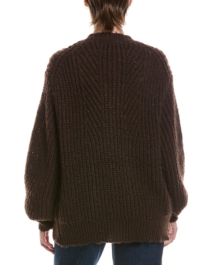 Michael Stars | Womens | Skye Grandpa Cardigan | Brown