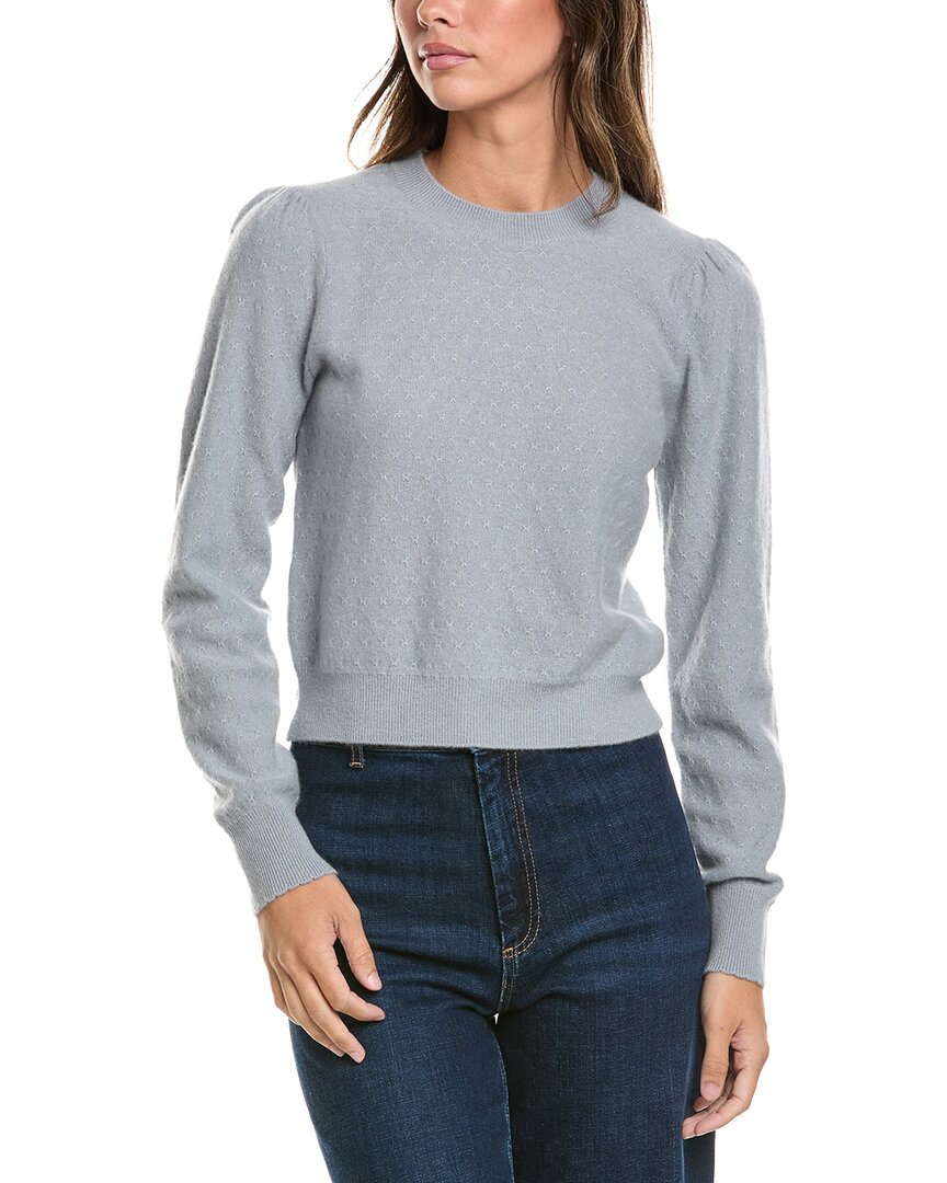 FRAME Denim | Womens | The Pointelle Cashmere Sweater | Grey
